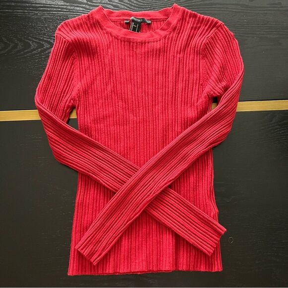 Forever 21 Sweater Size Small Red NWT - Picture 7 of 10
